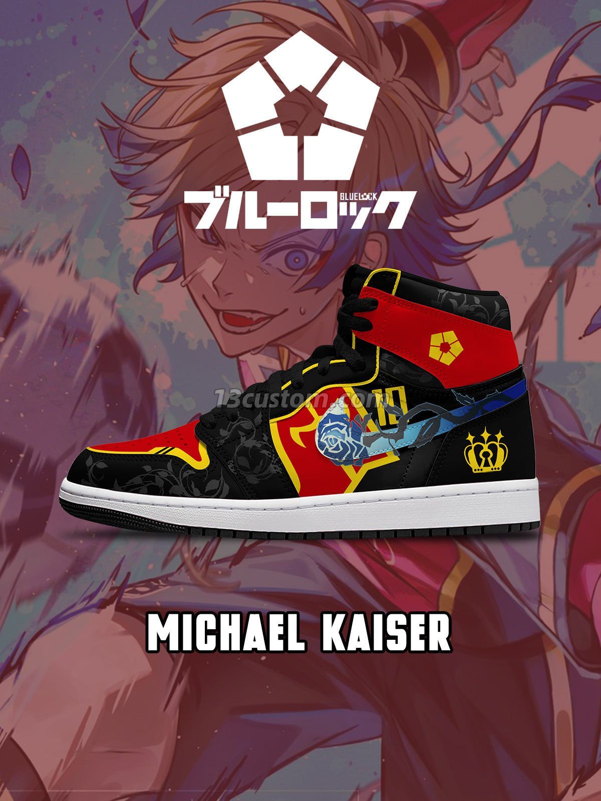 Michael Kaiser V.6 Custom High-Top Sneakers