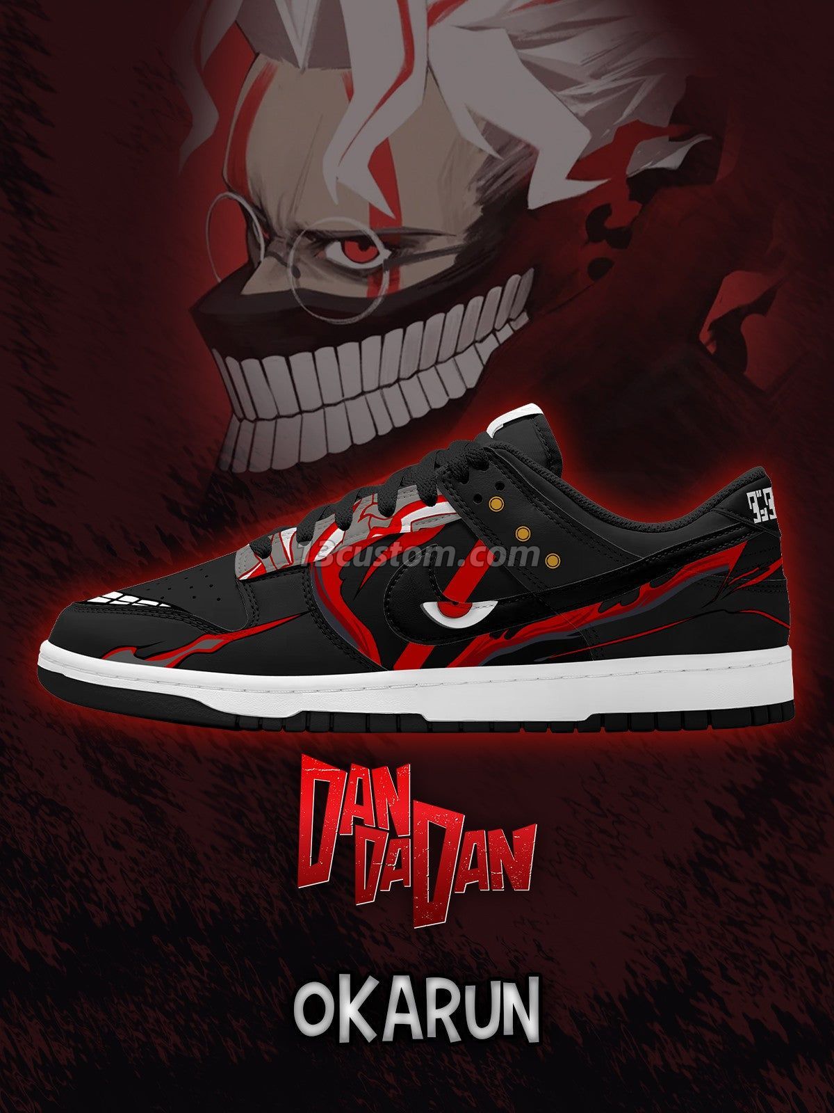 Okarun V.6 Custom Court-Low Sneakers