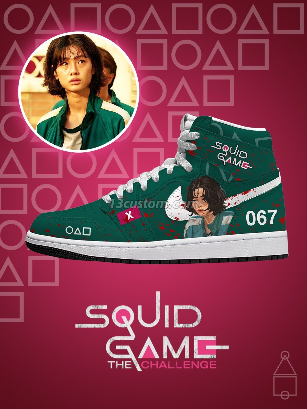 Kang Sae-byeok V.1 Custom High-Top Sneakers