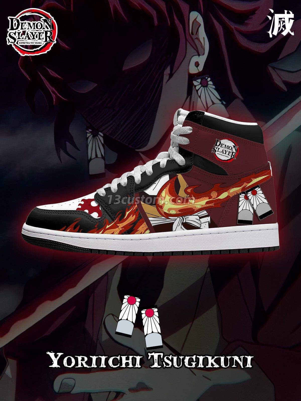 Yoriichi V.5 Custom High-Top Sneakers