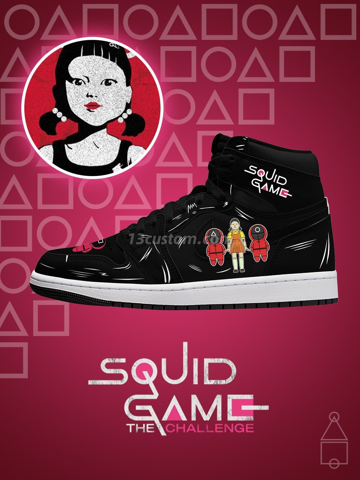Young-hee V.1 Custom High-Top Sneakers