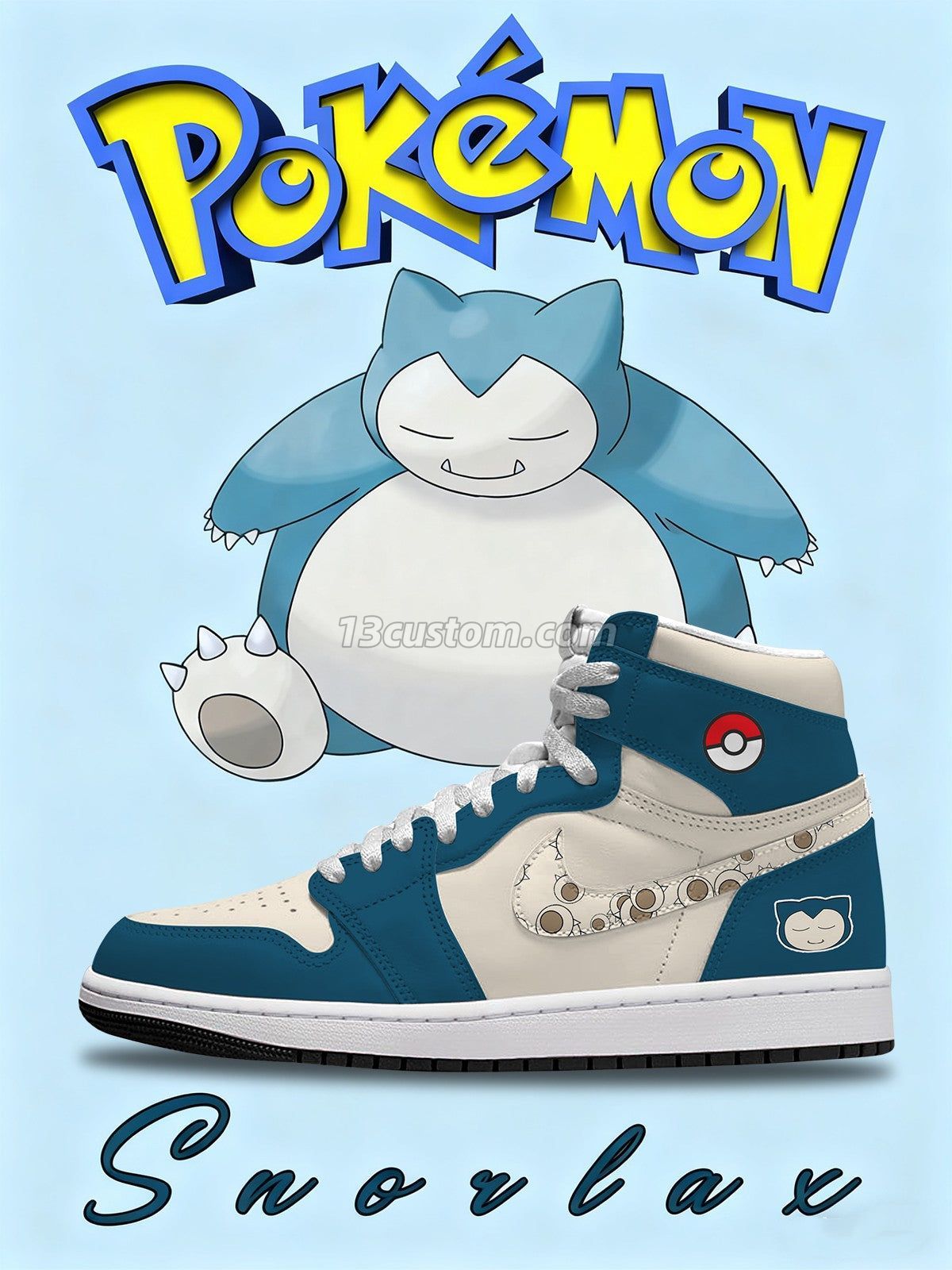 Snorlax V.1 Custom High-Top Sneakers