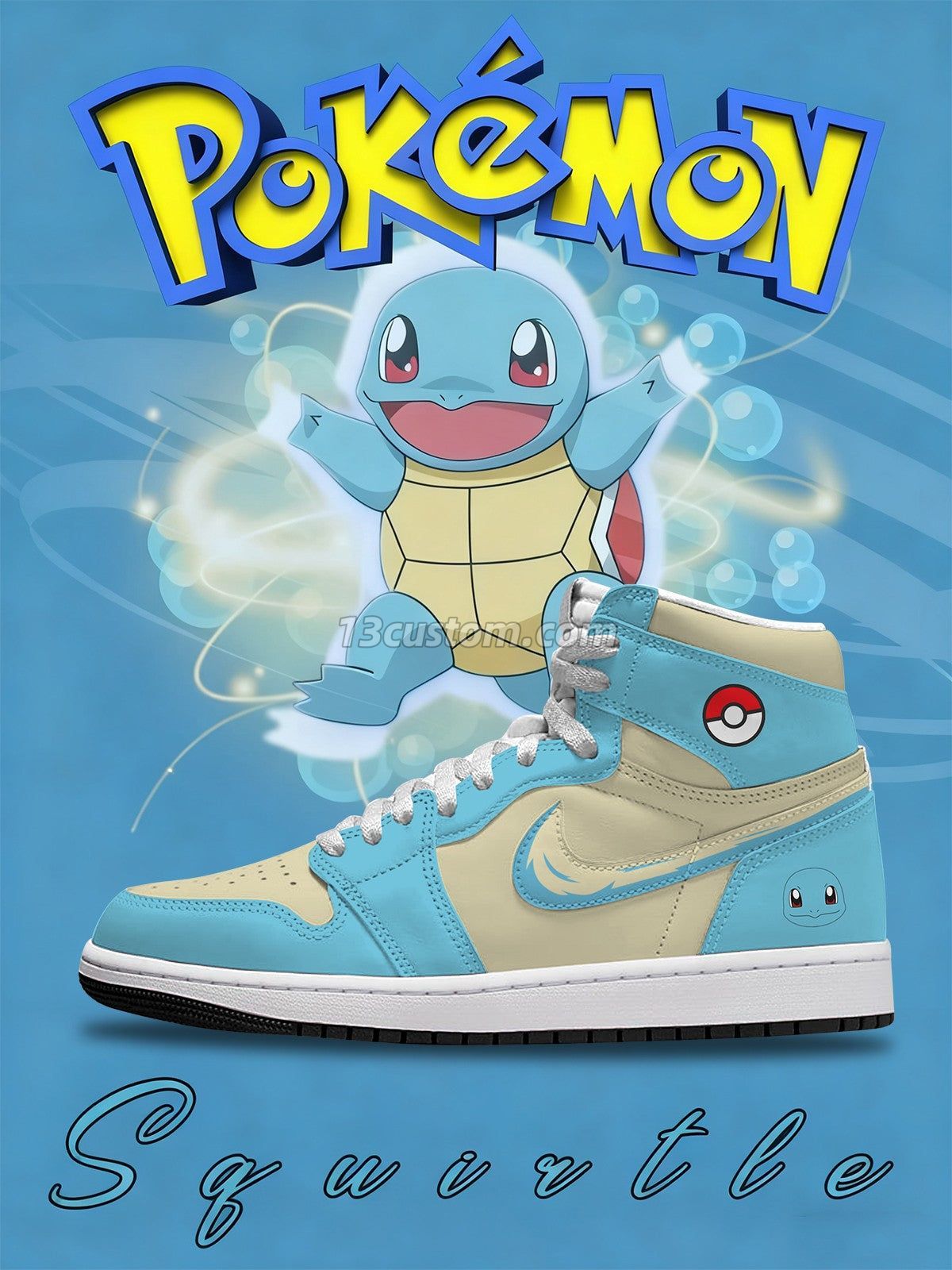 Squirtle V.1 Custom High-Top Sneakers