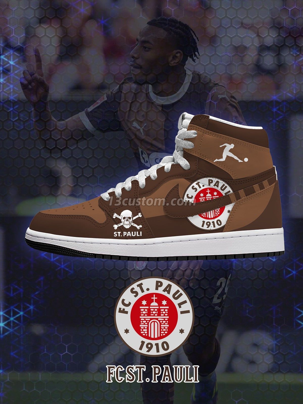 AJ1 H 聖保利客製化 高幫-頂級 運動鞋-V1款