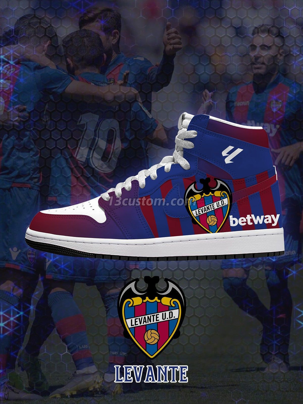 AJ1 H Levante客製化 高幫-頂級 運動鞋-V1款