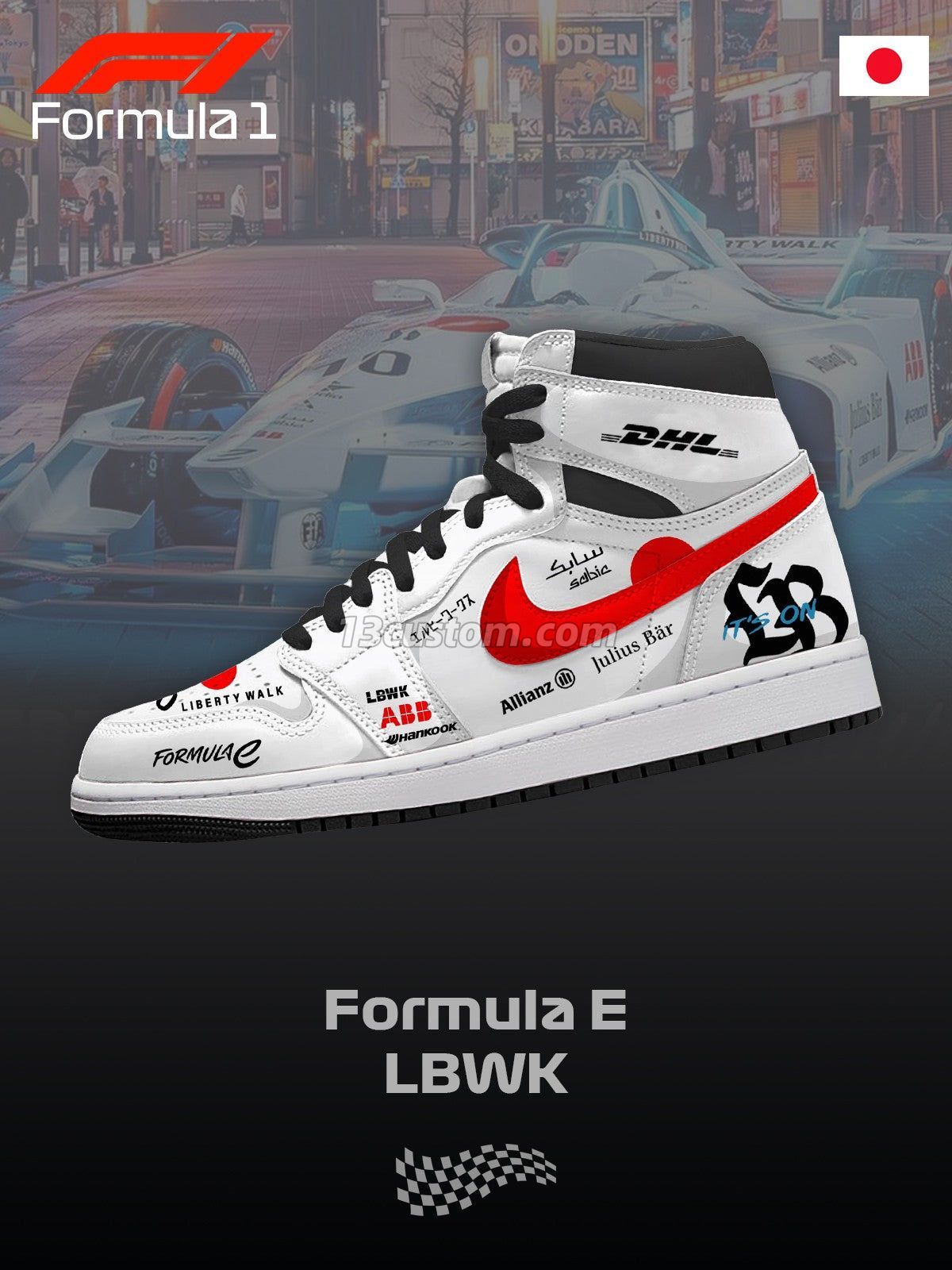 F.E LBWK V.1 Custom High-Top Sneakers