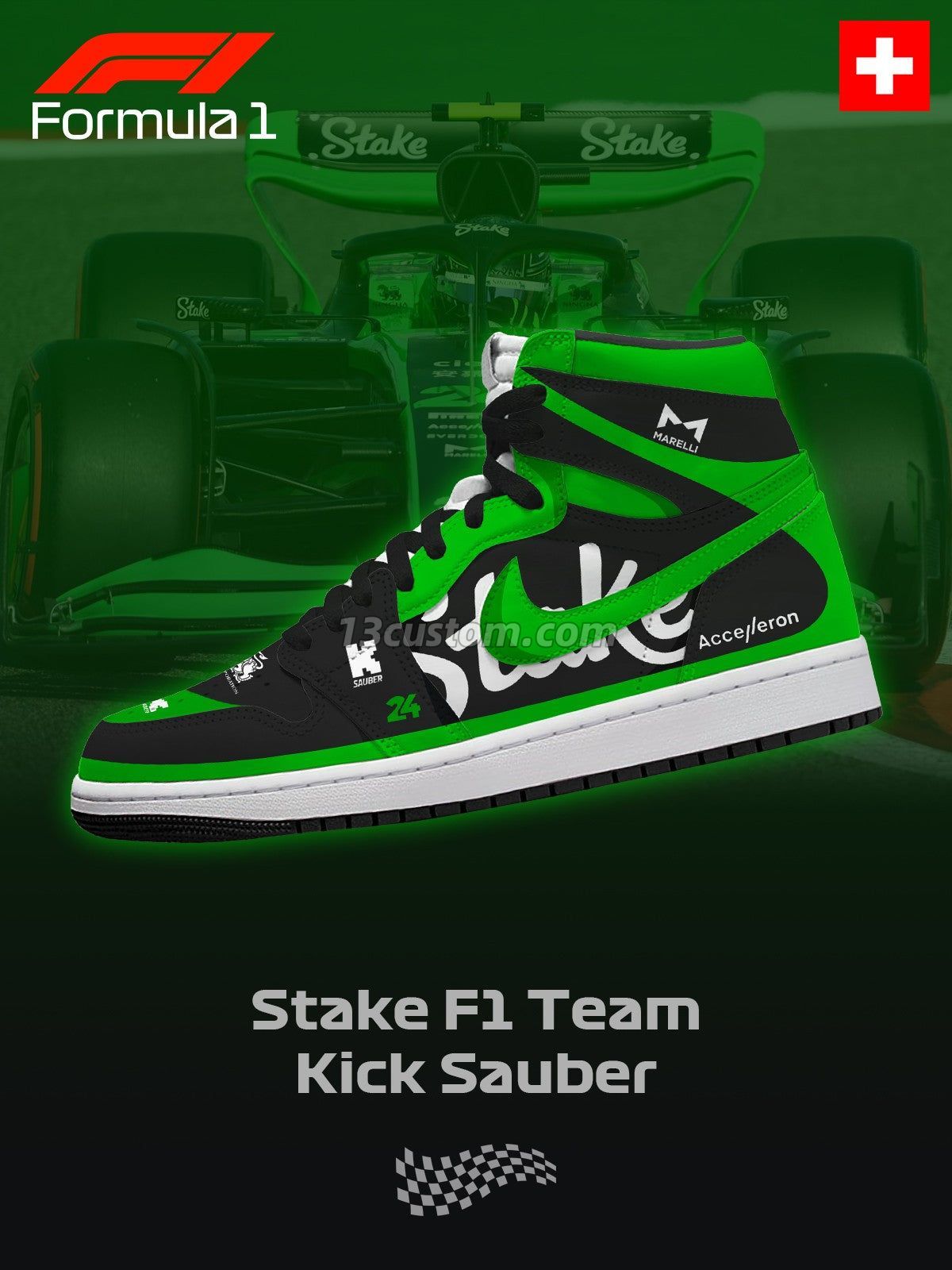 Kick Clean F.1 V.1 Custom High-Top Sneakers