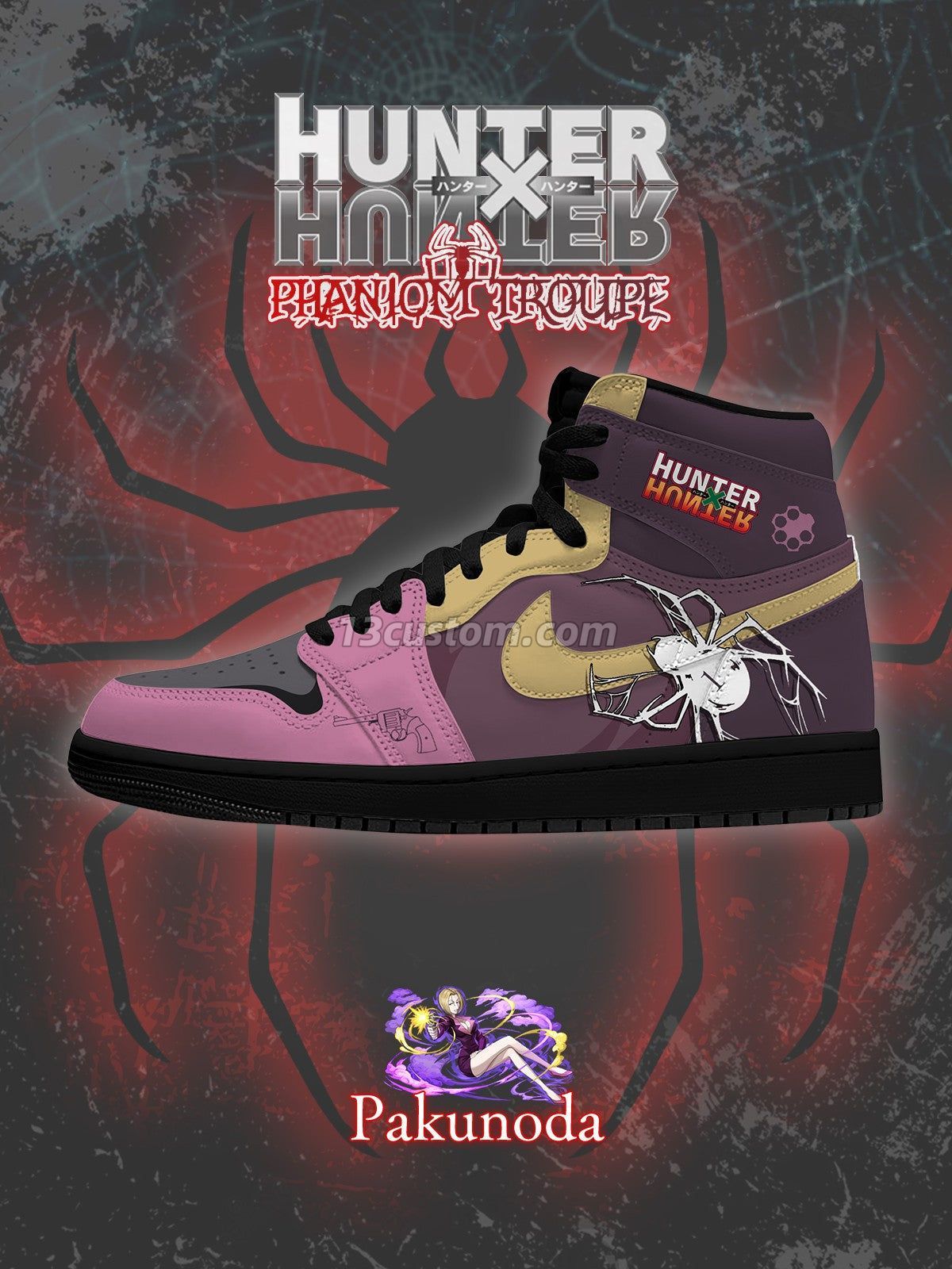 Pakunoda V.1 Custom High-Top Sneakers