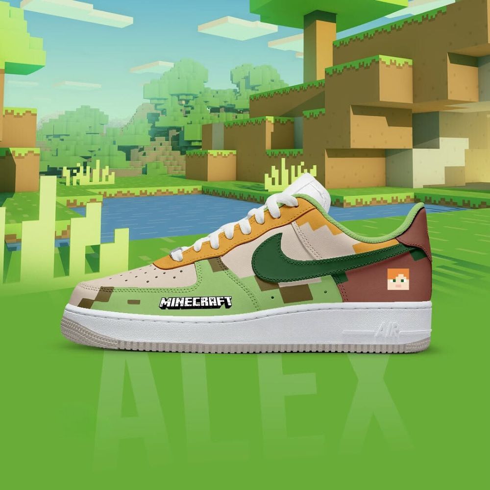 Alex Minecraft AF1 Shoes