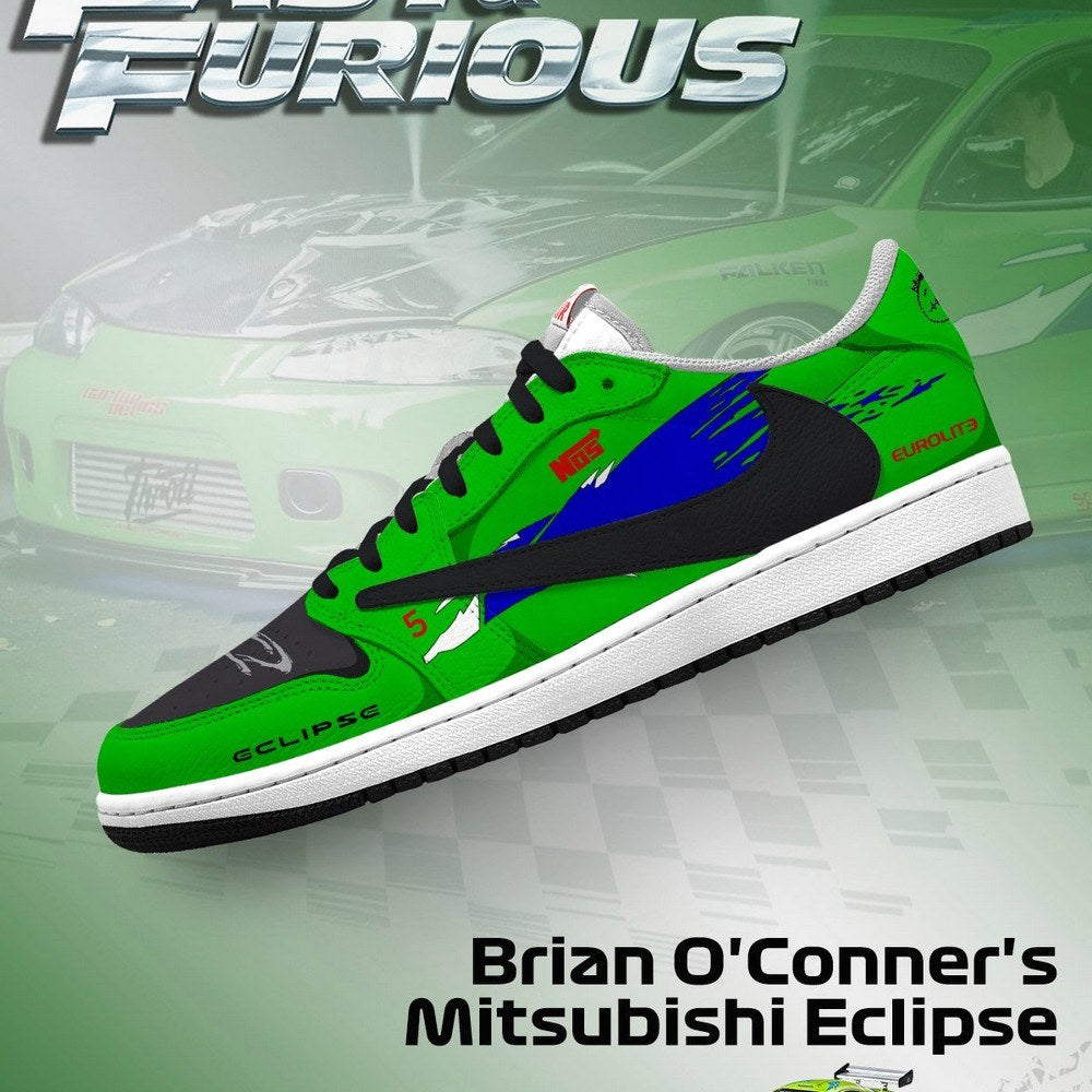 Brian O'Conner's Eclipse V.2 Fast and Furious Low Top Shoes