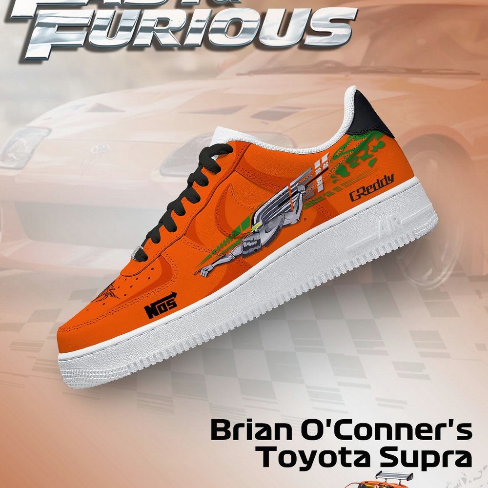 Brian O'Conner's Supra Fast and Furious Low Top Shoes