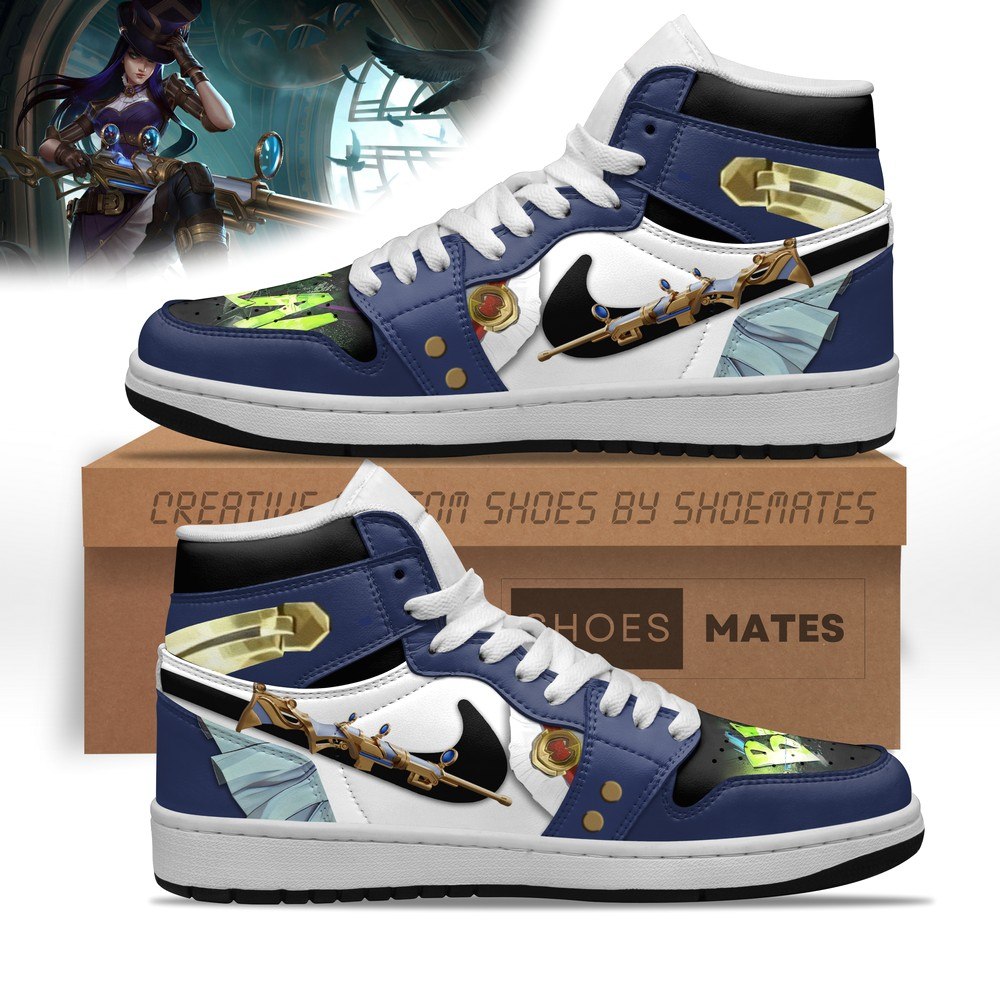 Caitlyn Arcane AJ1 High Top Shoes