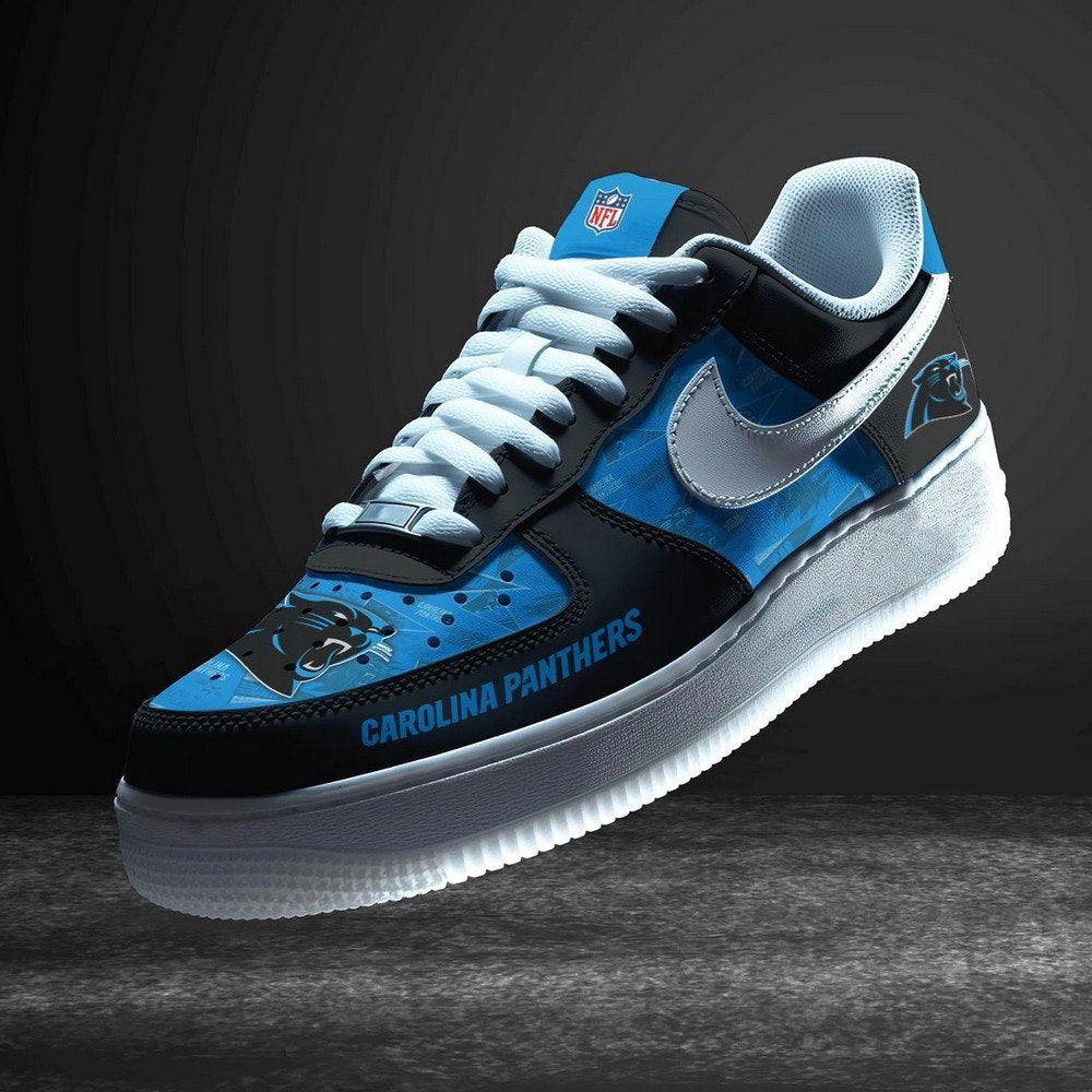 Carolina Panthers Personalized Version 7 AF1 Shoes