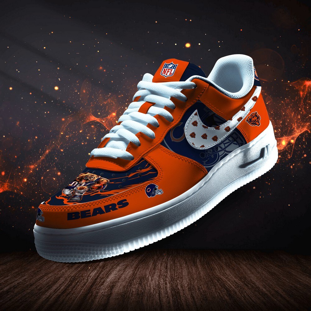 Chicago Bears Personalized Version 6 AF1 Shoes