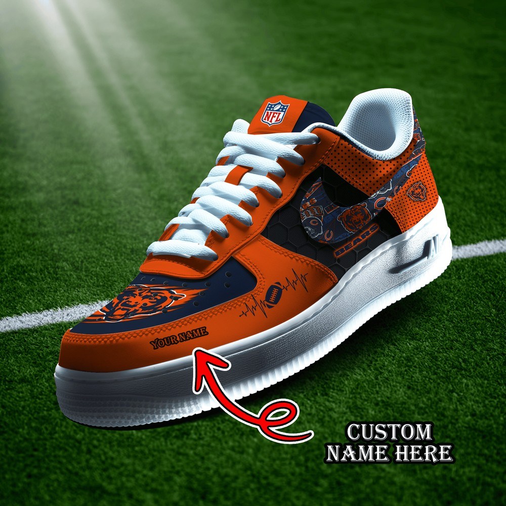 Chicago Bears Personalized Version 8 AF1 Shoes