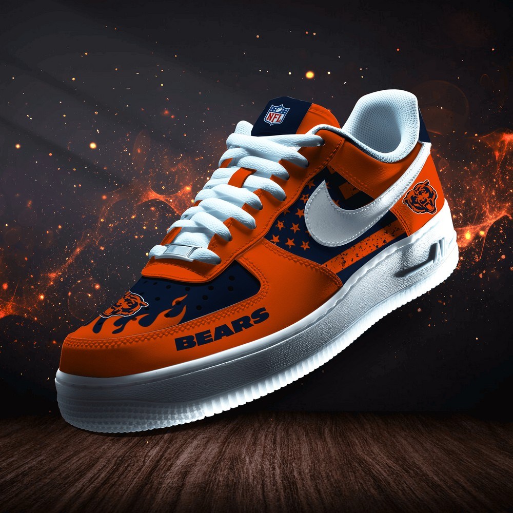 Chicago Bears Personalized Version 9 AF1 Shoes