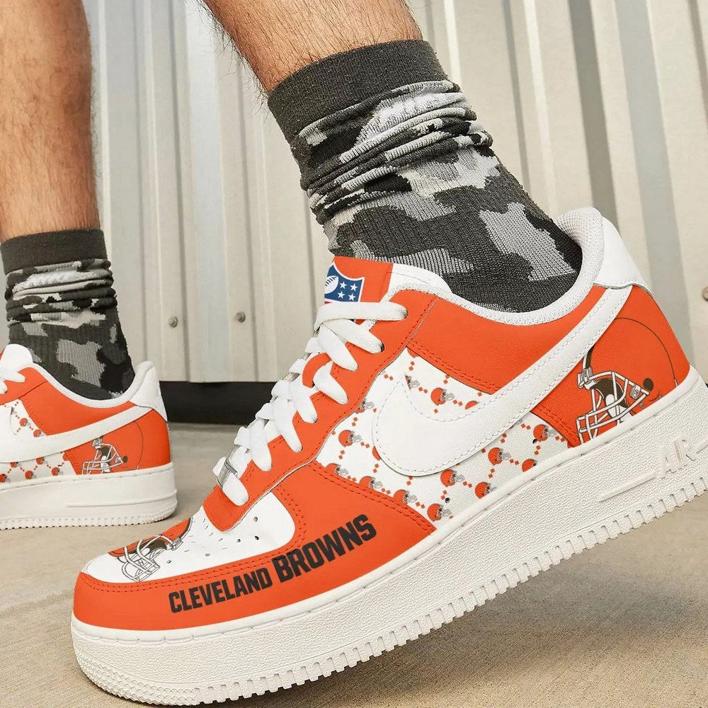 Cleveland Browns Personalized AF1 Shoes