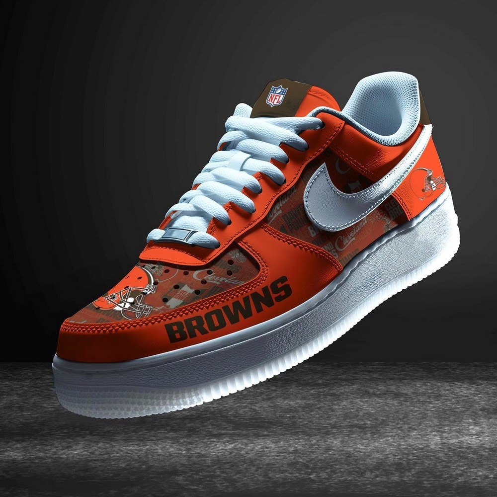 Cleveland Browns Personalized Version 6 AF1 Shoes