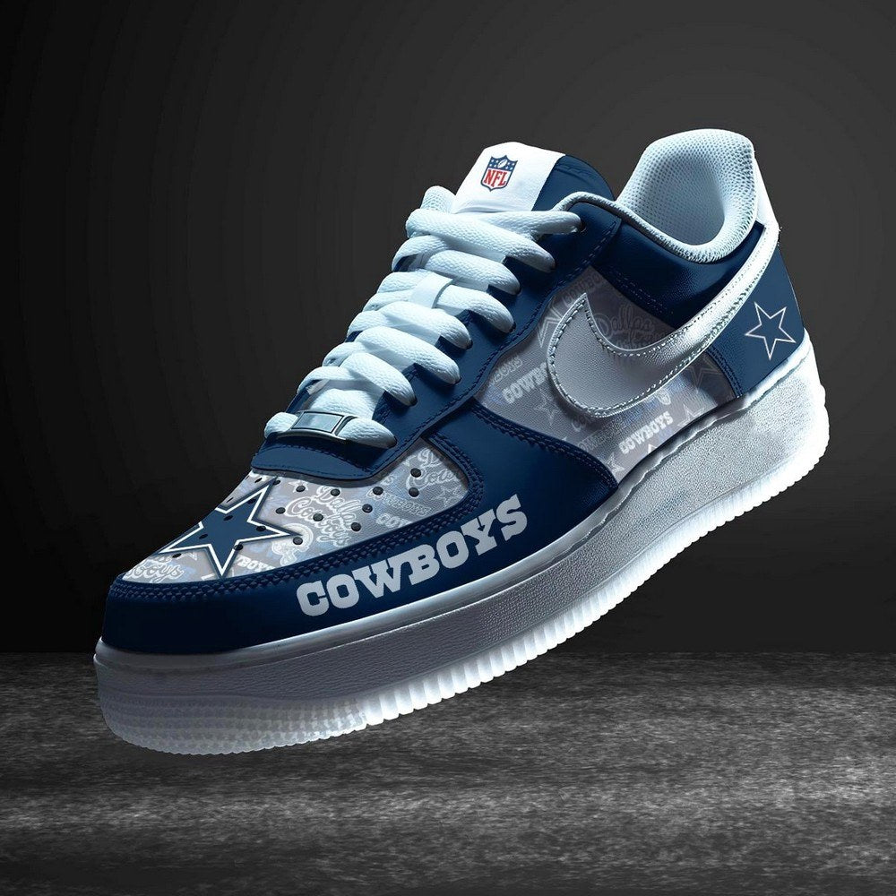 Dallas Cowboys Personalized Version 10 AF1 Shoes