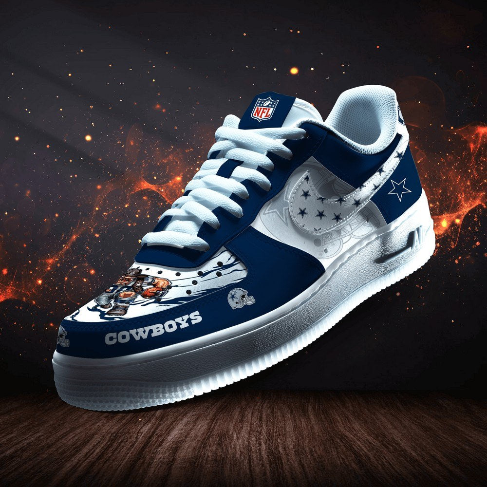 Dallas Cowboys Personalized Version 6 AF1 Shoes