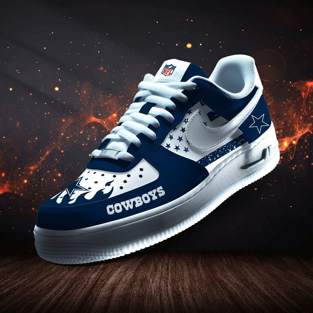 Dallas Cowboys Personalized Version 9 AF1 Shoes