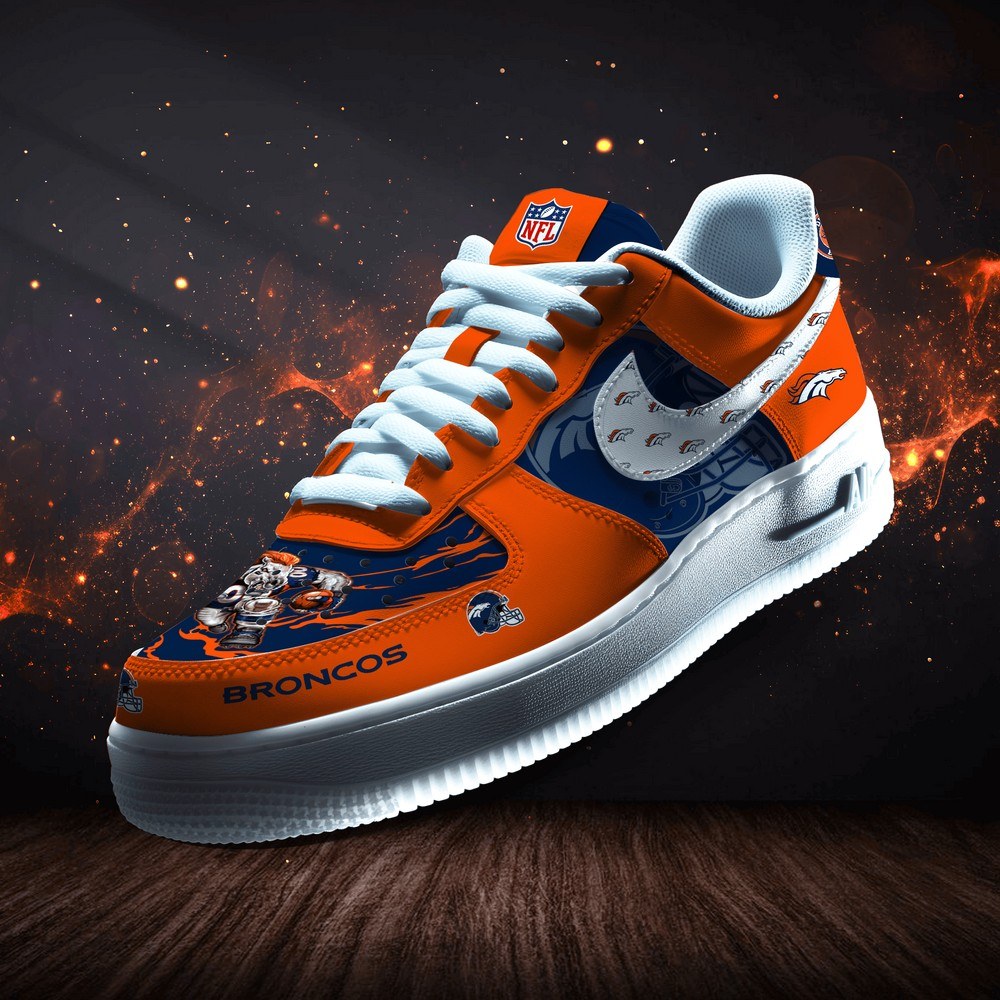 Denver Broncos Personalized Version 4 AF1 Shoes
