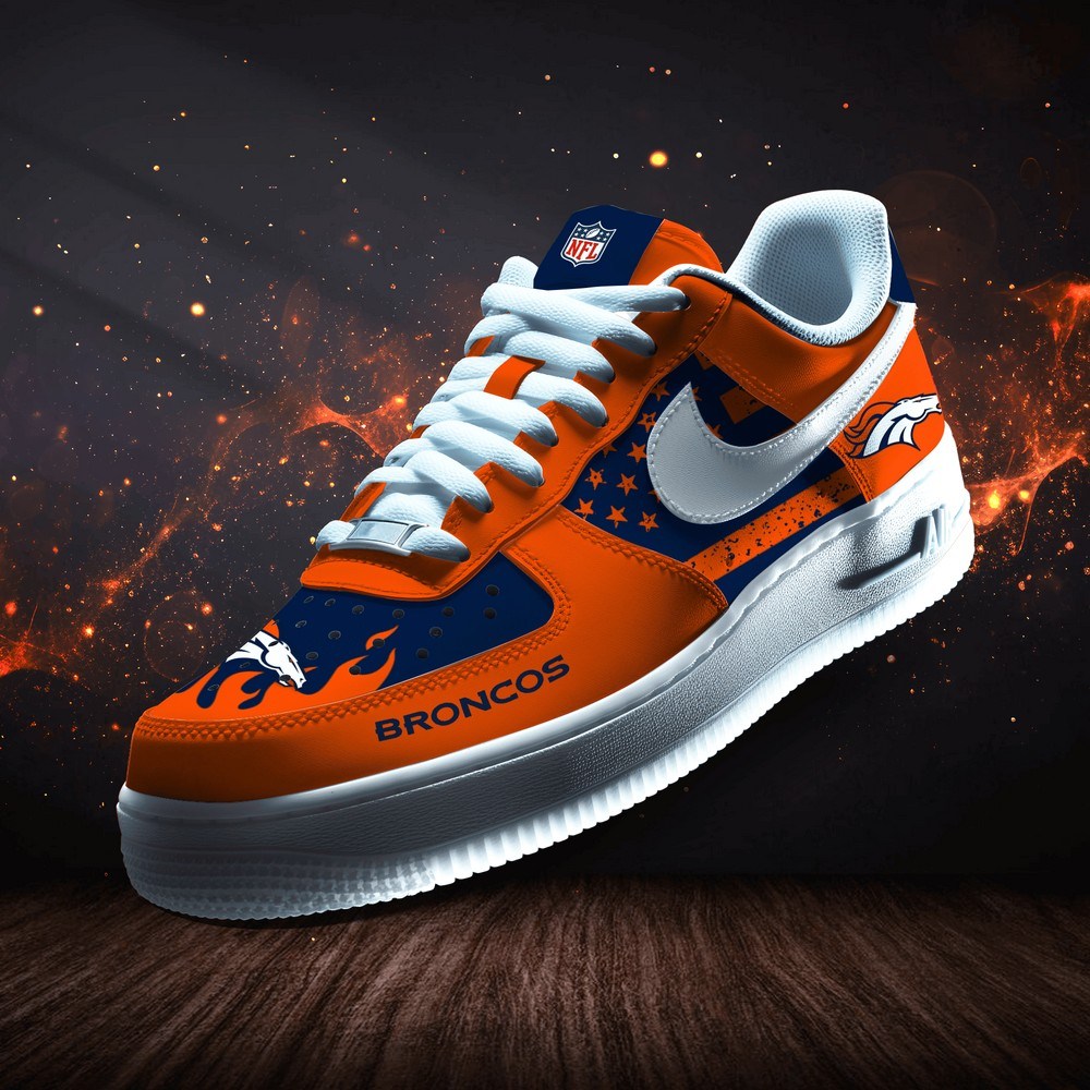 Denver Broncos Personalized Version 7 AF1 Shoes