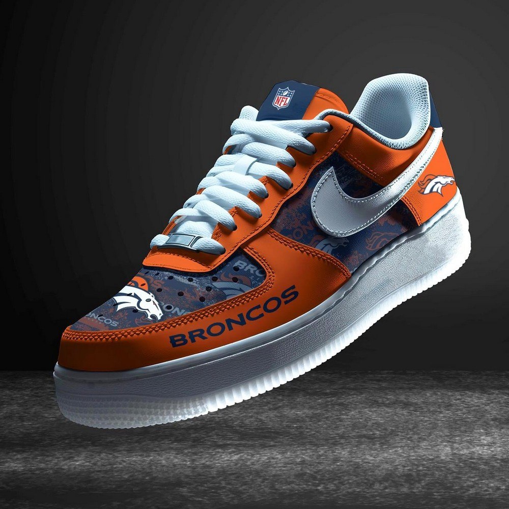 Denver Broncos Personalized Version 8 AF1 Shoes