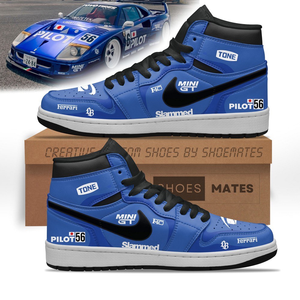 F40 Pilot Liberty Walk AJ1 High Top Shoes