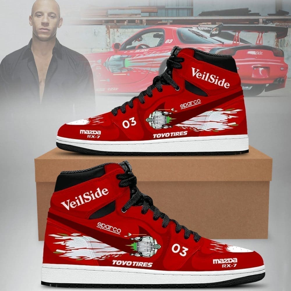 Fast and Furious Air Jordan 1 High Top Shoes SMFAFA2