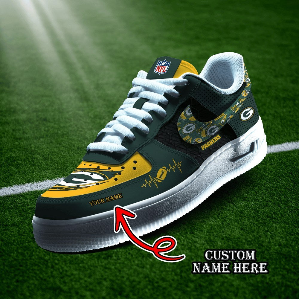 Green Bay Packers Personalized Version 7 AF1 Shoes