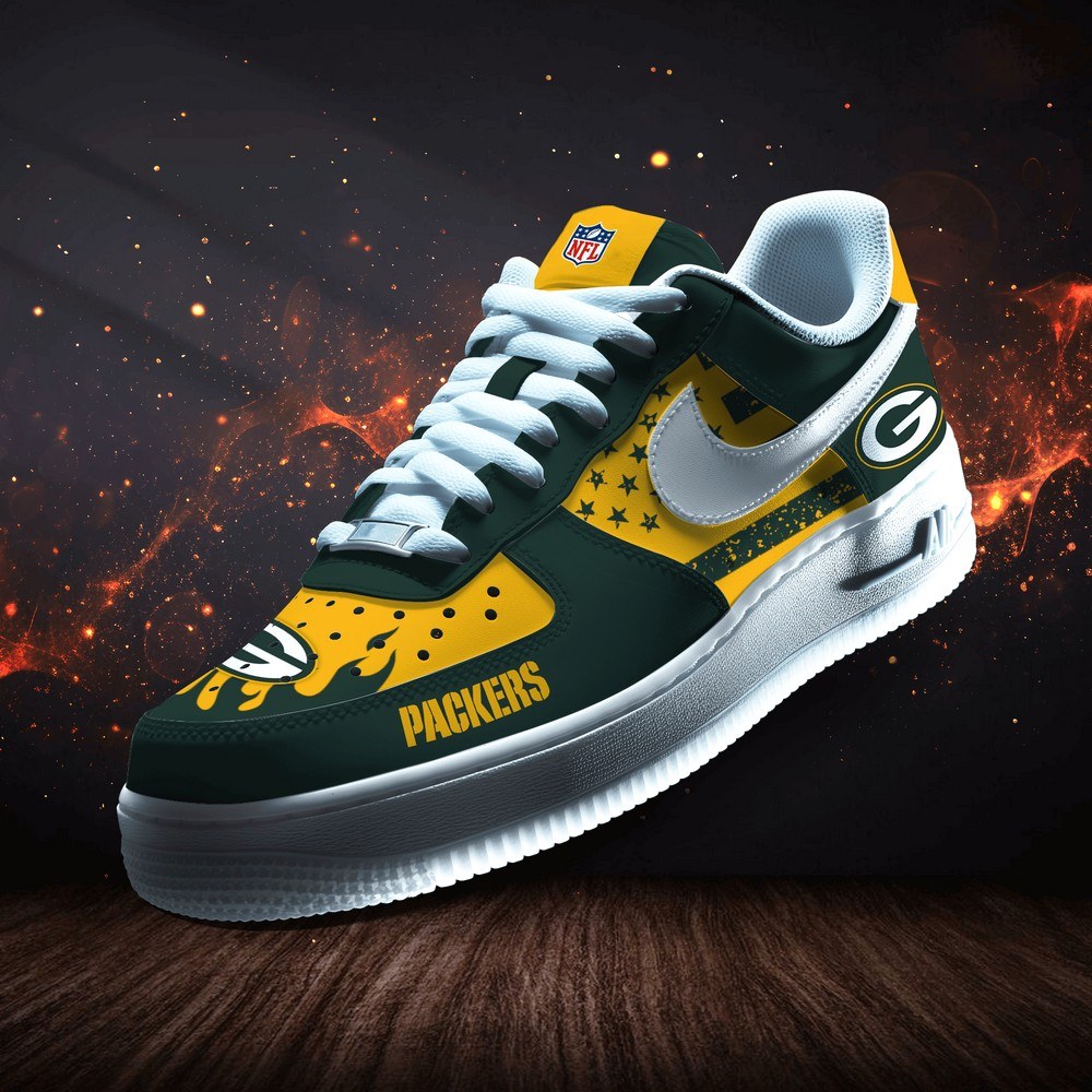 Green Bay Packers Personalized Version 8 AF1 Shoes