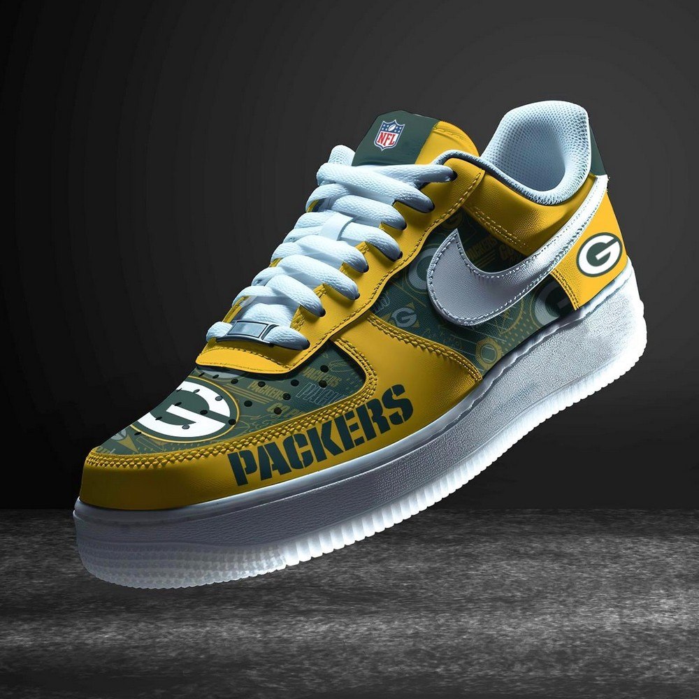 Green Bay Packers Personalized Version 9 AF1 Shoes