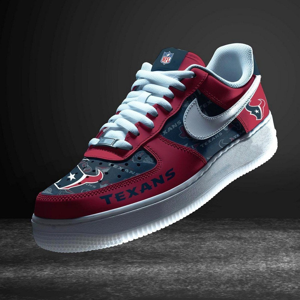 Houston Texans Personalized Version 9 AF1 Shoes