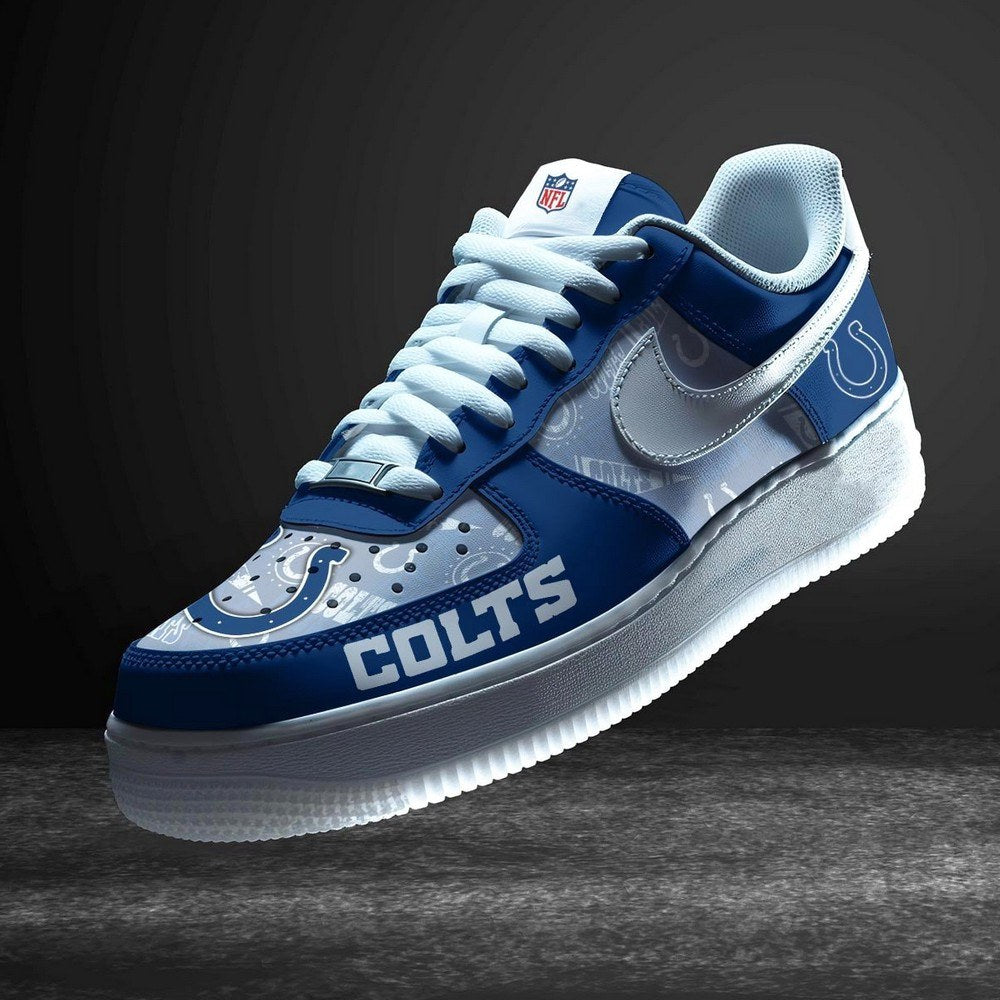 Indianapolis Colts Personalized Version 10 AF1 Shoes