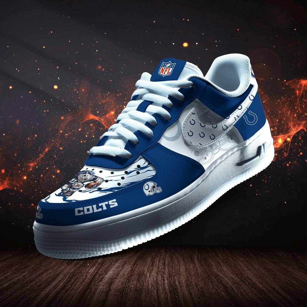 Indianapolis Colts Personalized Version 6 AF1 Shoes
