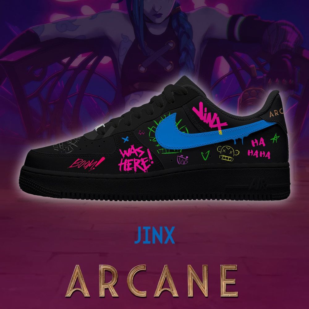Jinx Arcane AF1 Shoes