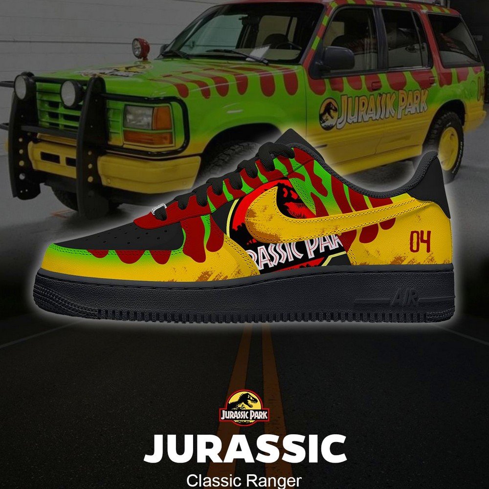 Jurassic Park Classic Ranger AF1 Shoes