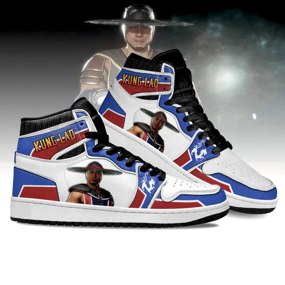 Kung Lao Mortal Kombat AJ1 High Top Shoes