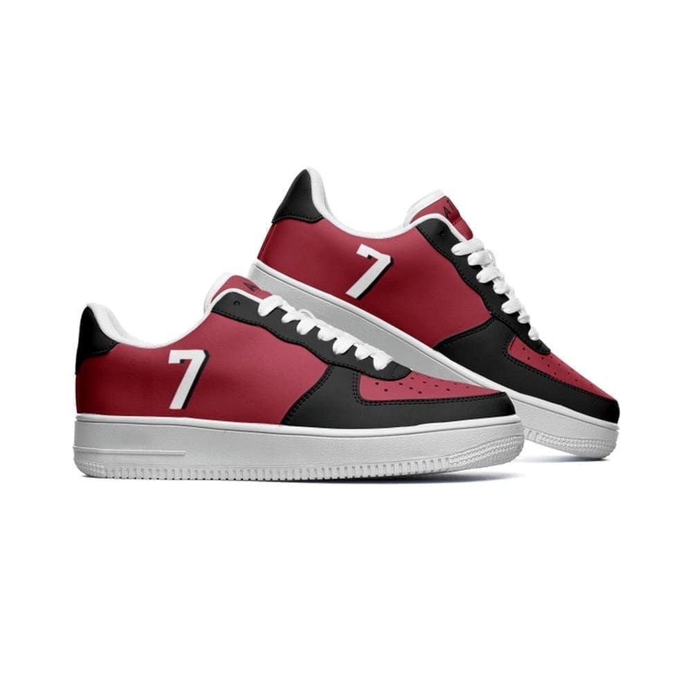 Leather Atlanta Falcons Flag NAF Shoes