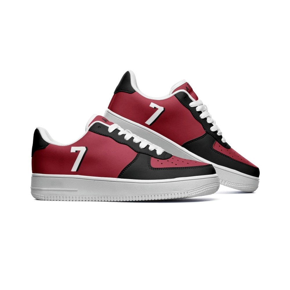 Leather Atlanta Falcons Flag NAF Shoes