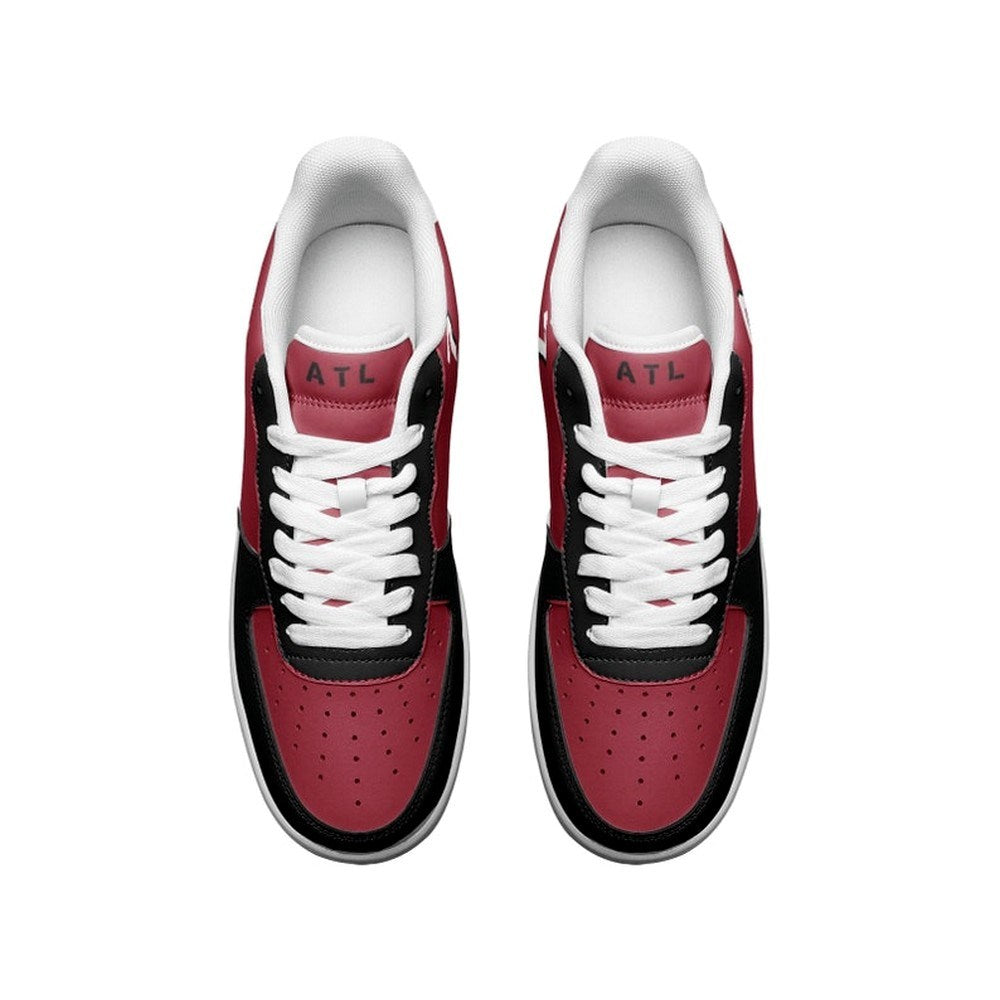 Leather Atlanta Falcons Flag NAF Shoes