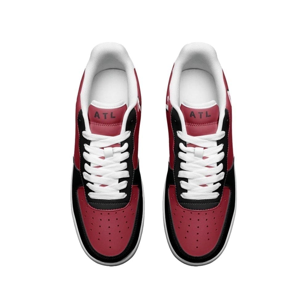 Leather Atlanta Falcons Flag NAF Shoes