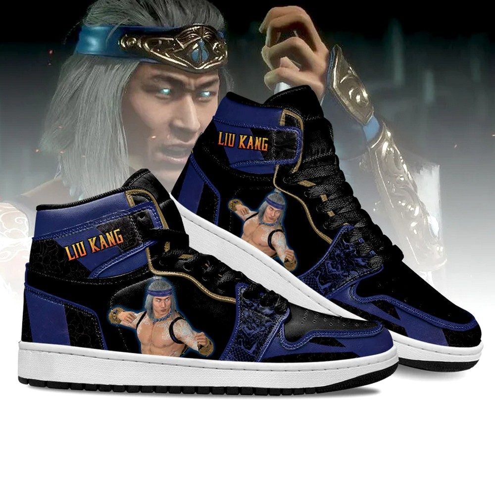 Liu Kang Mortal Kombat Version 2 AJ1 High Top Shoes