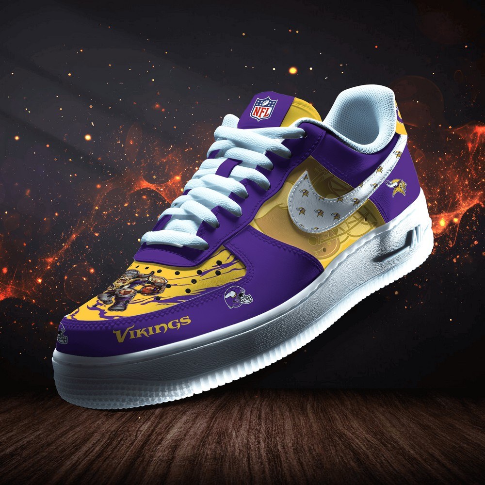 Minnesota Vikings Personalized Version 4 AF1 Shoes