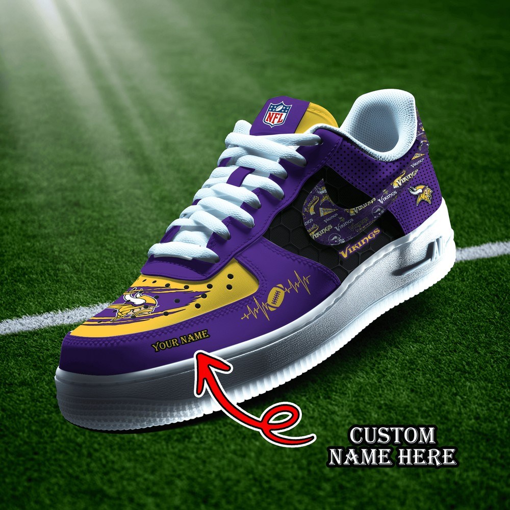 Minnesota Vikings Personalized Version 6 AF1 Shoes