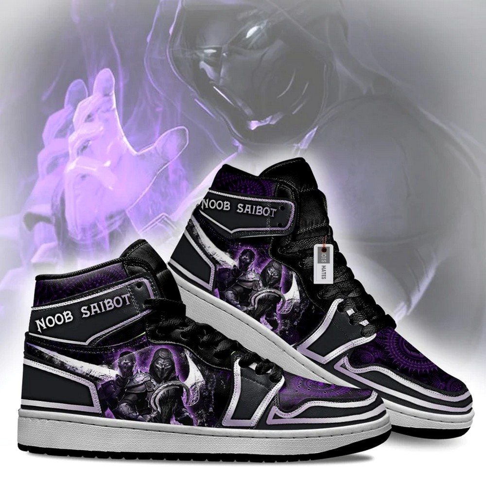 Noob Saibot Mortal Kombat AJ1 High Top Shoes