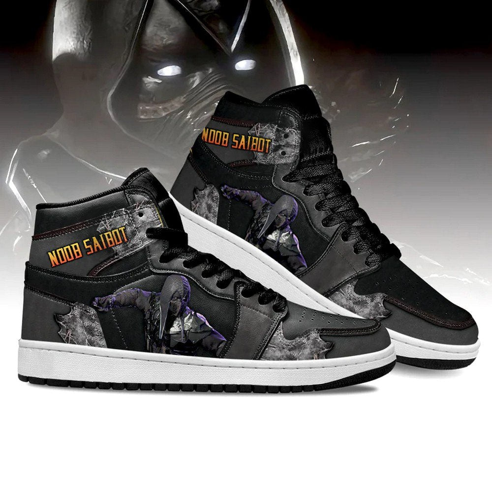 Noob Saibot Mortal Kombat Version 2 AJ1 High Top Shoes