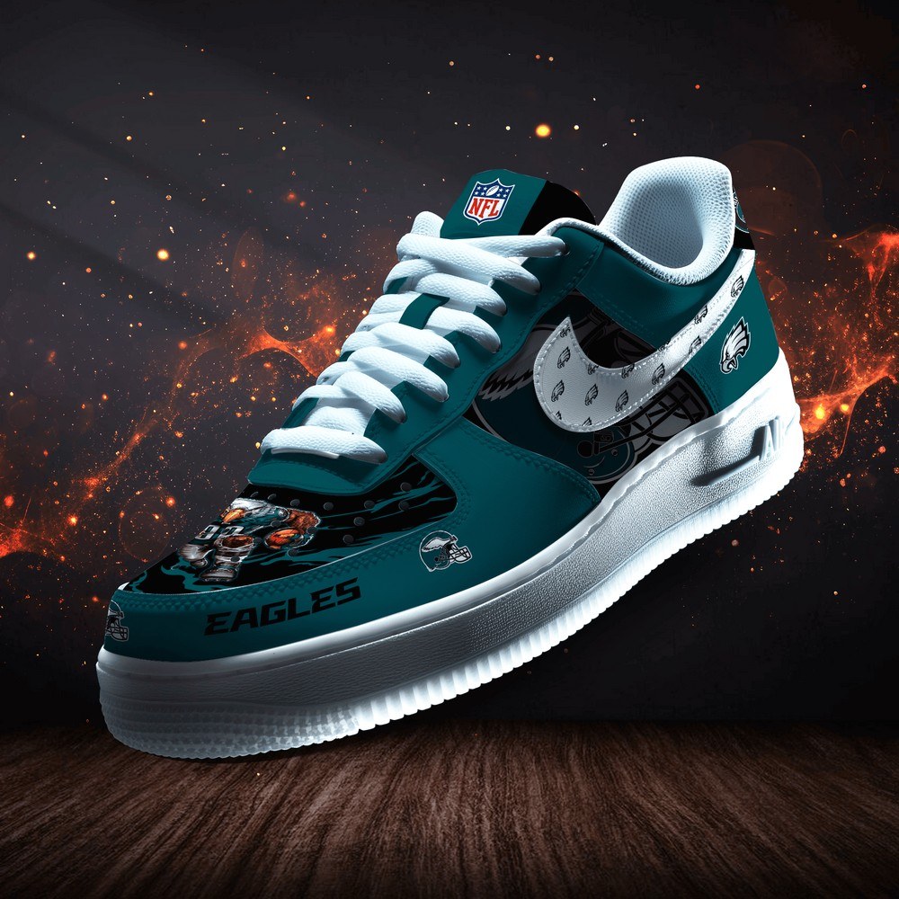 Philadelphia Eagles Personalized Version 7 AF1 Shoes