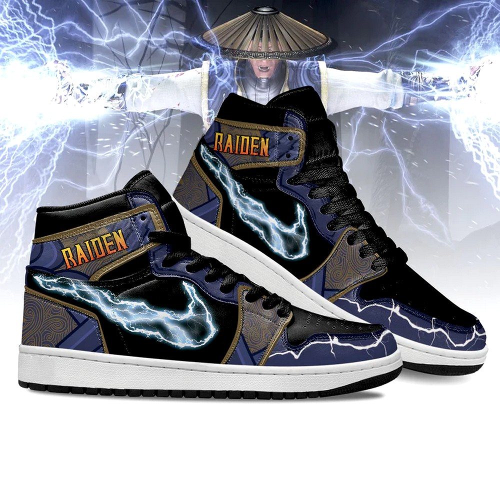 Raiden Mortal Kombat Version 2 AJ1 High Top Shoes